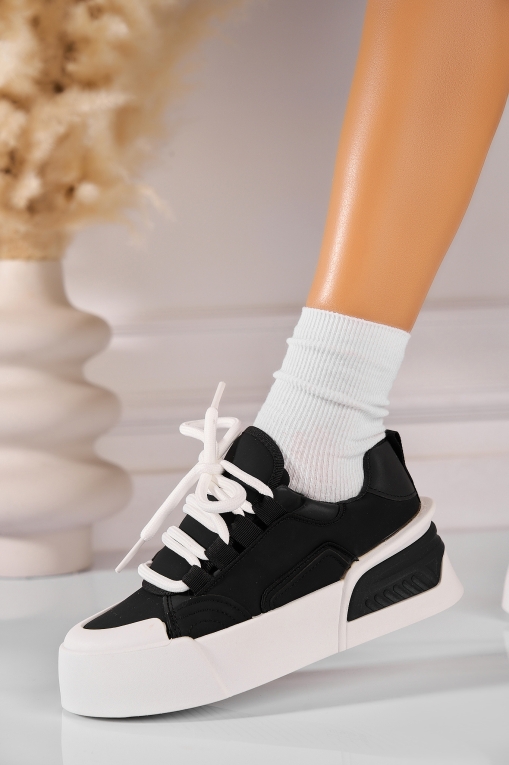 Adidași de damă Piele Ecologica Negru Kayani - Img 3