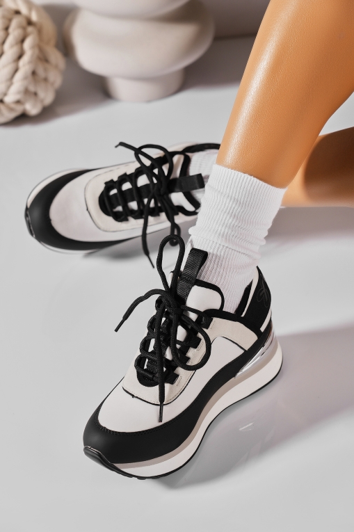 Adidași de damă Piele Ecologica Negru Zikra - Img 4