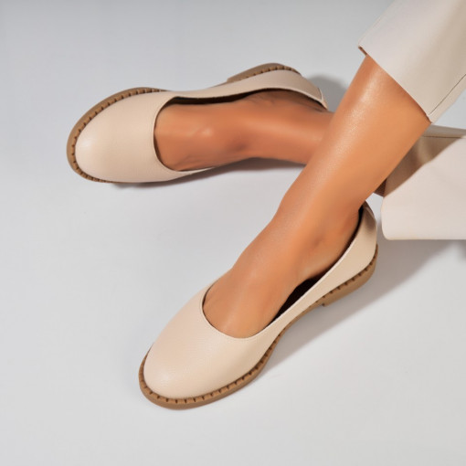 Balerini dama Piele Ecologica Bej Esmy - Img 2