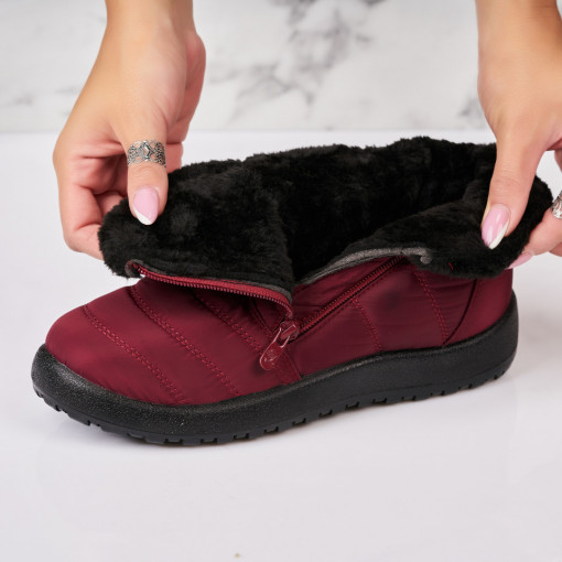 Cizme Dama Imblanite Rosii din Fas Prym - Img 3