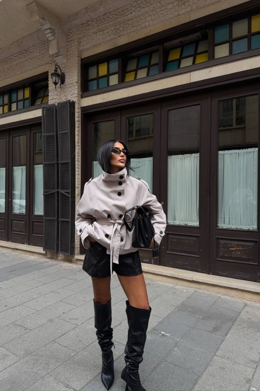 Jachete Dama Beige Raniya - Img 3