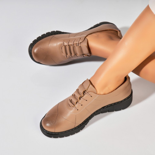 Pantofi dama casual Kaki din Piele Ecologica Avaley - Img 3