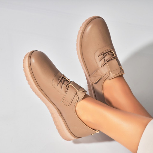 Pantofi dama casual Kaki din Piele Ecologica Miani - Img 3