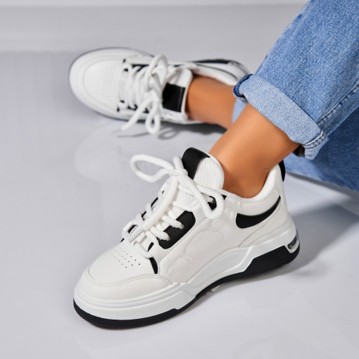 Adidași damă Piele Ecologica Negru Avaia - Img 3