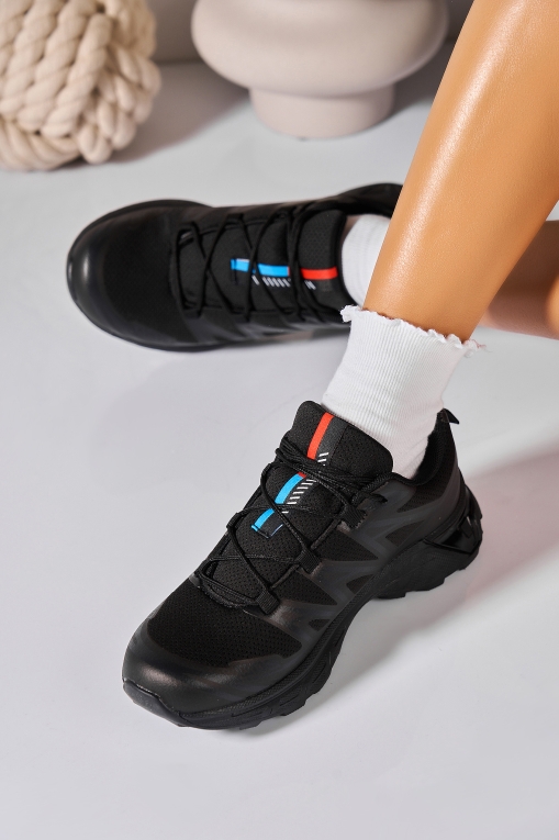 Adidași de damă Piele Ecologica Negru Eloni - Img 2