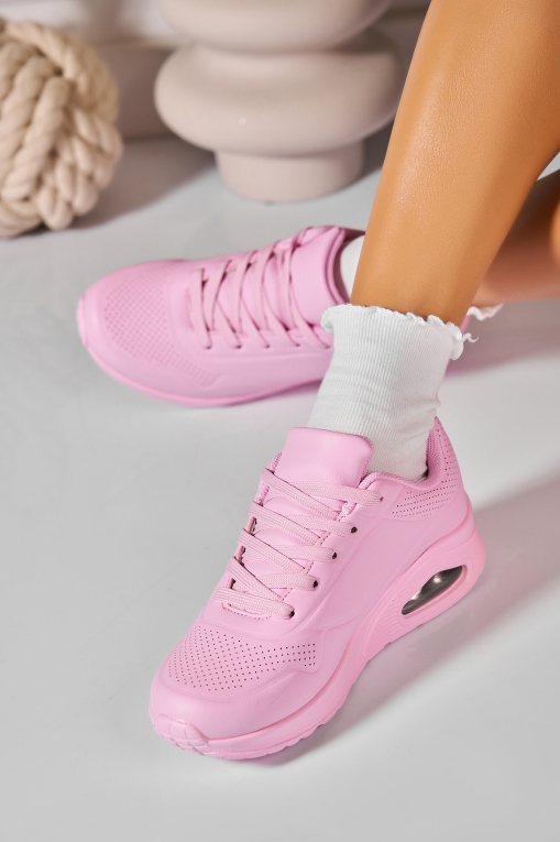 Adidași de damă Piele Ecologica Roz Janeliz - Img 2