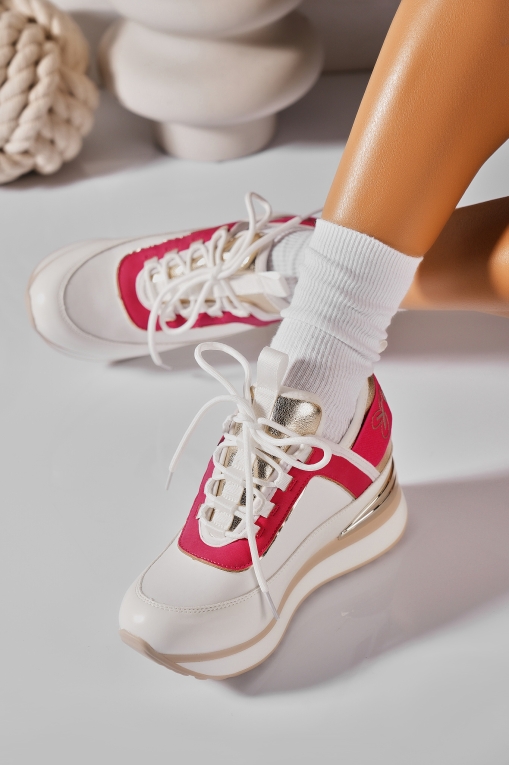 Adidași de damă Piele Ecologica Roz Zikra - Img 3