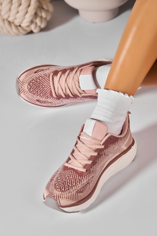 Adidași de damă Textil Maro Brella - Img 3