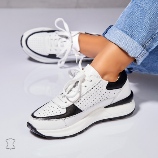 Adidasi Piele Naturala Negri Andrea - Img 2