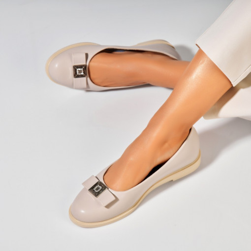 Balerini dama Piele Ecologica Gri Lisha - Img 3