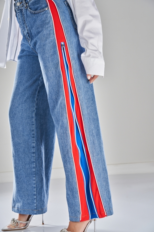 Blugi Damă Oversize Albastri Emiri - Img 3