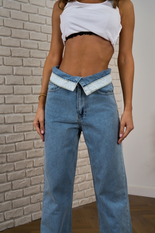 Blugi Regular Fit Albastri Katarina2 - Img 2