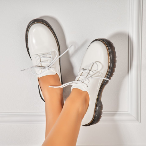 Pantofi dama casual Albi din Piele Ecologica Bradyn - Img 3