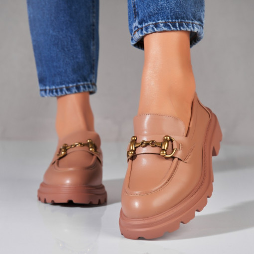 Pantofi dama casual Kaki din Piele Ecologica Maylin - Img 2