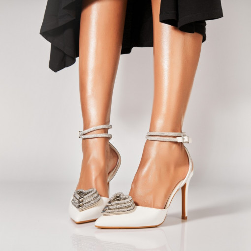 Pantofi dama stiletto Albi din Piele Ecologica Azma - Img 2