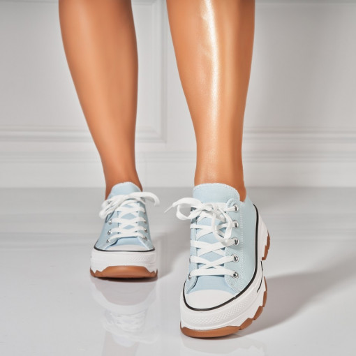 Adidasi Dama Albastri din Textil Tashi - Img 2