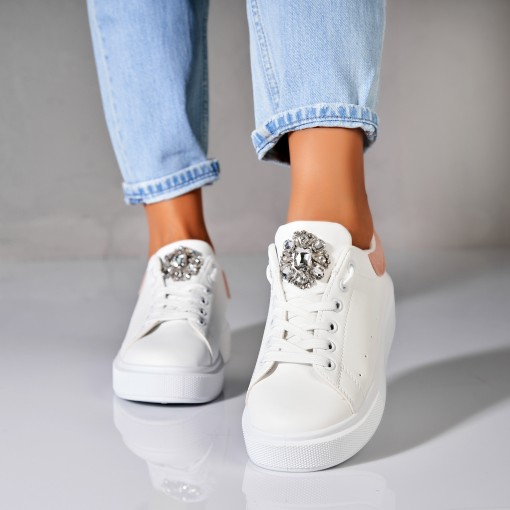 Adidași damă Piele Ecologica Roz Ashvi - Img 3