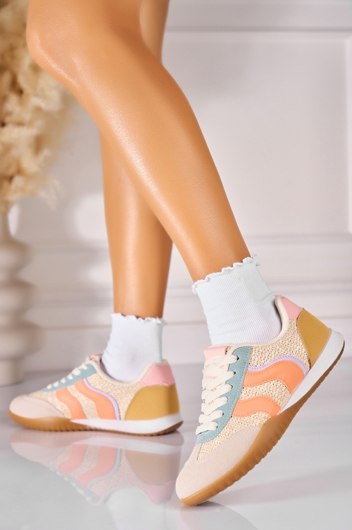 Adidași de damă Piele Ecologica Color Jadie - Img 2