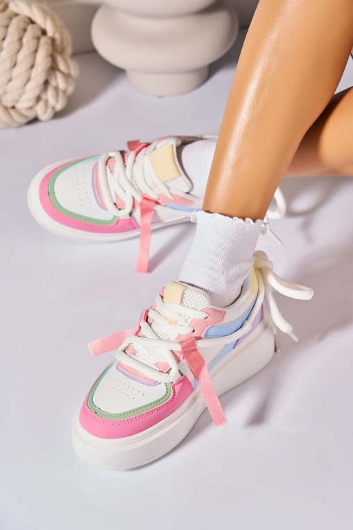 Adidași de damă Piele Ecologica Color Maliea - Img 3