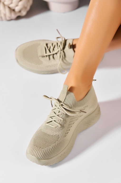 Adidași de damă Textil Verde Serene - Img 2