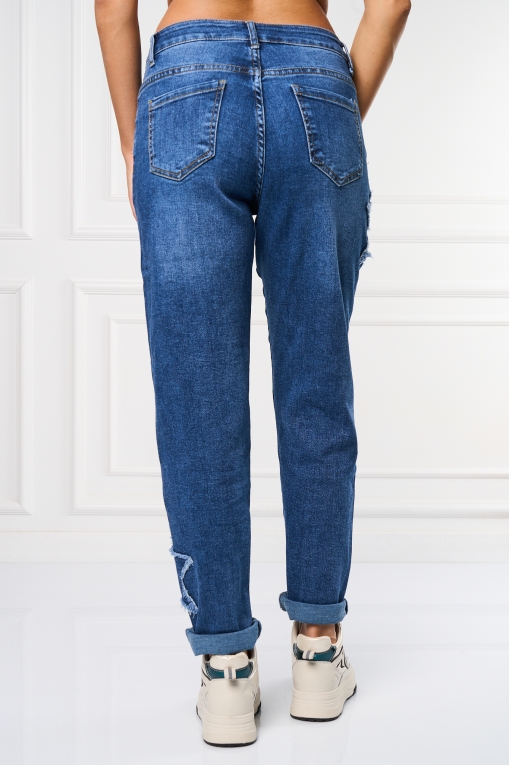 Blugi dama Mom Fit Bleumarin Imelia - Img 4