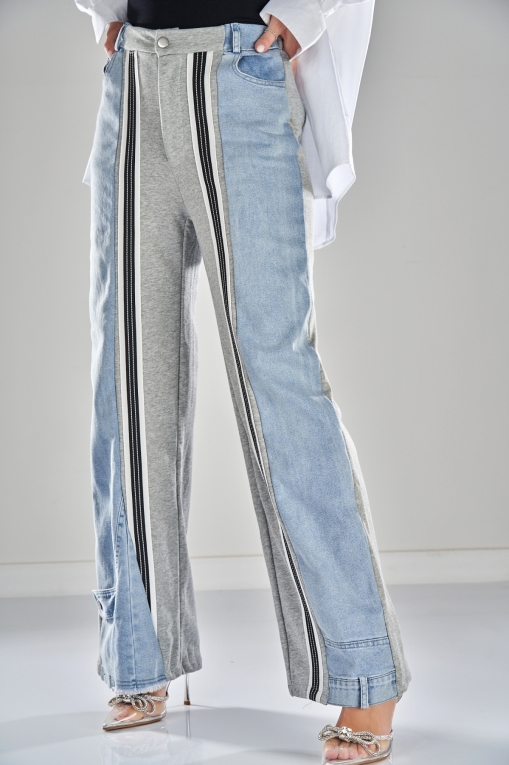 Blugi Damă Oversize Gri Dannie - Img 3