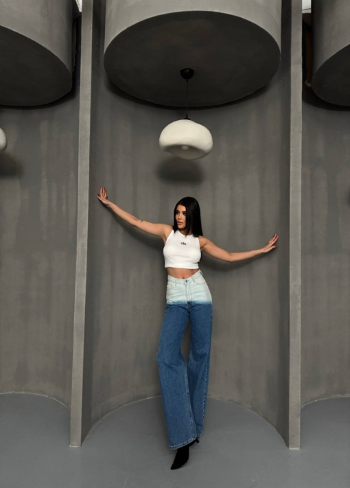 Blugi Regular Fit Bleumarin Adeline - Img 2