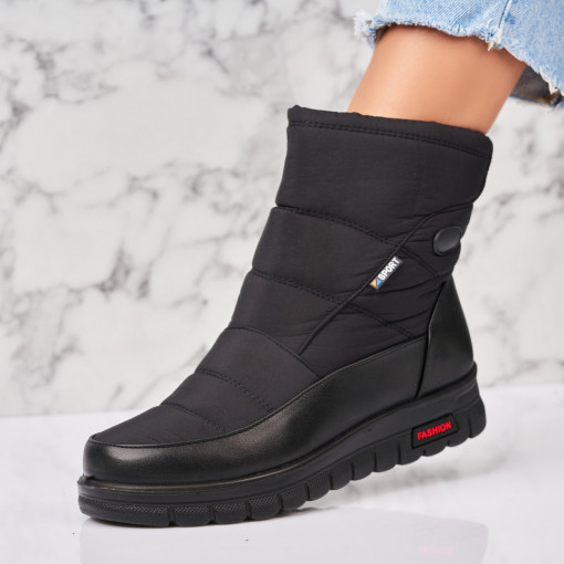 Cizme Dama Imblanite Negre din Fas Jamaela - Img 1