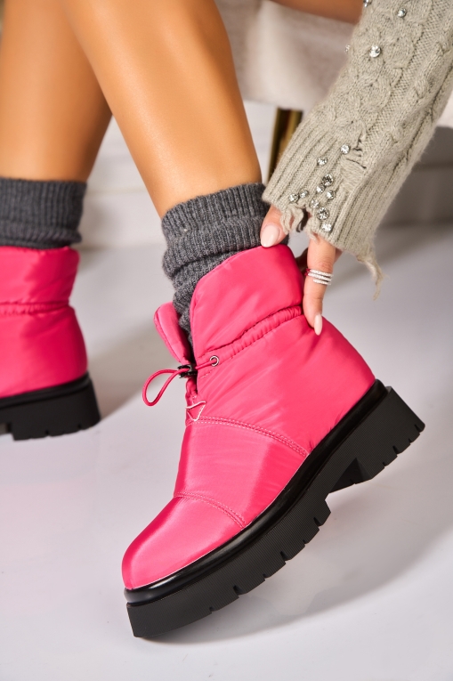 Ghete Dama Imblanite Fucsia din Fas Vayda - Img 2