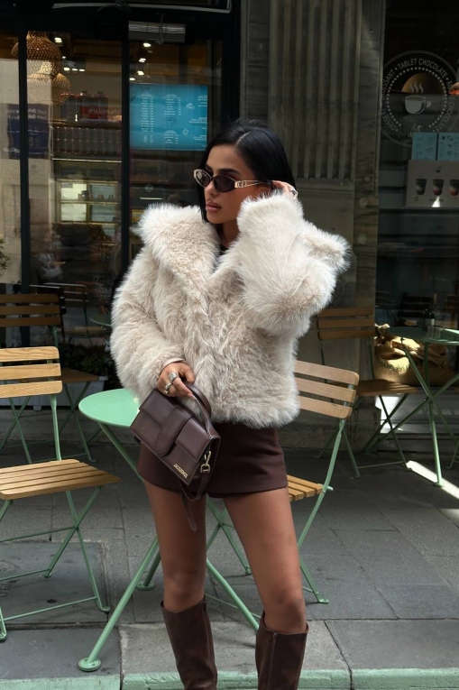 Jachete Dama Bej Kayeri - Img 1