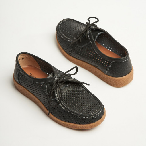 Mocasini dama Piele Naturala Negri Jyana - Img 6