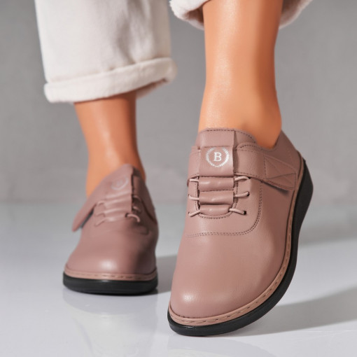 Pantofi dama casual Kaki din Piele Ecologica Kaylyn - Img 2