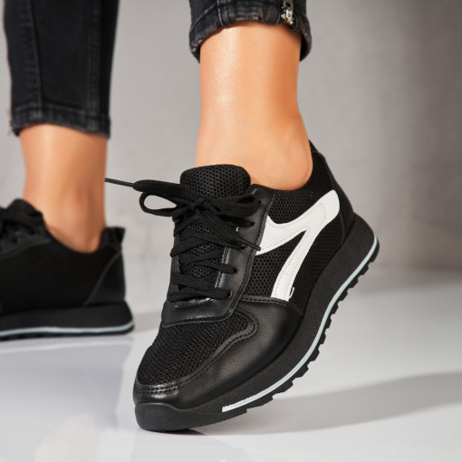 Adidași damă Negri din Piele Ecologica Yeico - Img 3