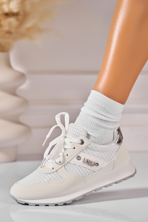 Adidași de damă Albi din Piele Ecologica Kirstie - Img 3