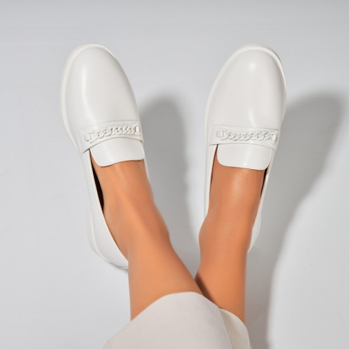 Balerini dama Piele Ecologica Alb Henly - Img 3