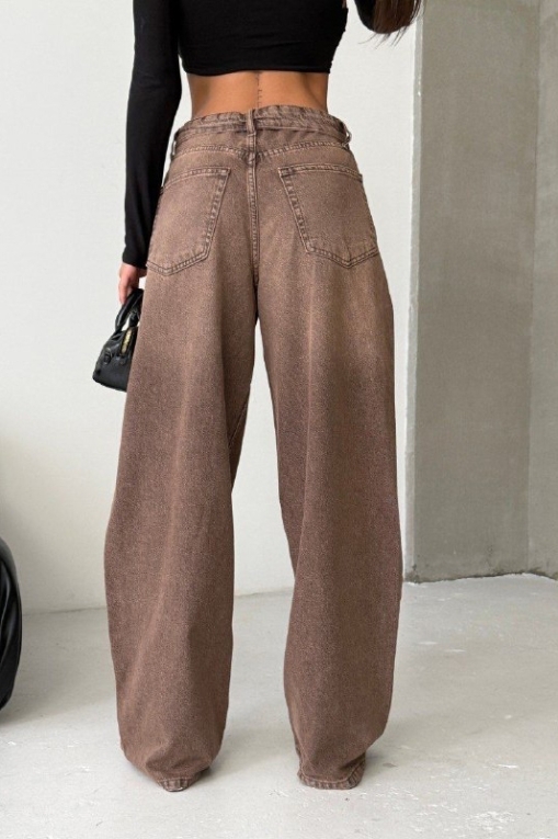 Blugi Damă Oversize Maro Irelyn - Img 3