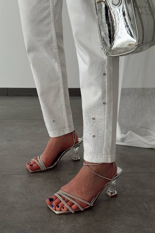 Blugi Mom Fit Albi Dania - Img 2