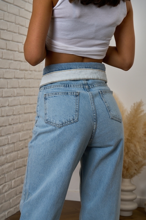 Blugi Regular Fit Albastri Katarina3 - Img 3