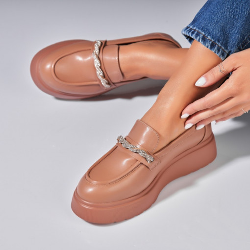 Pantofi dama casual Kaki din Piele Ecologica Rena - Img 2