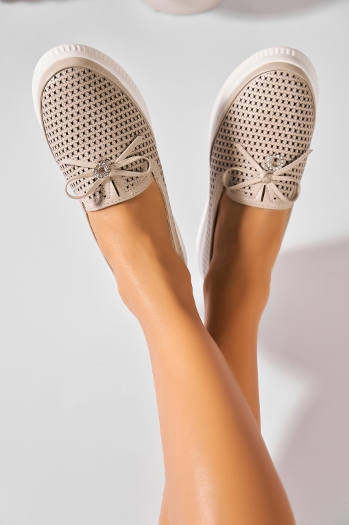 Pantofi dama casual Kaki din Piele Ecologica Tamira - Img 2