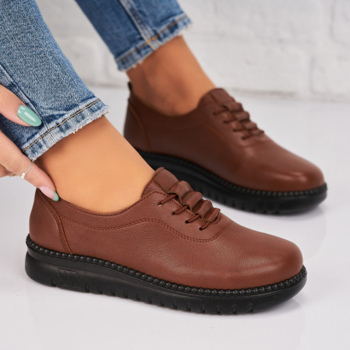 Pantofi dama casual Maro din Piele Ecologica Analia - Img 2