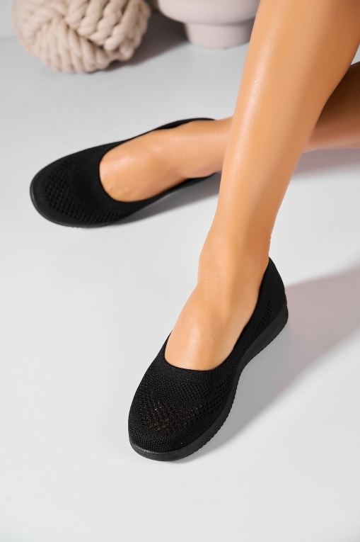 Pantofi dama casual Negri din Textil Maily - Img 3