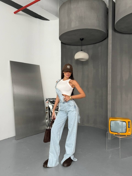 Salopete Denim Albastru Brisa - Img 3