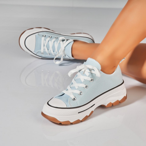 Adidasi Dama Albastri din Textil Tashi - Img 3