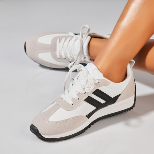 Adidași damă Negri din Piele Ecologica Intoarsa Kiro2 - Img 3