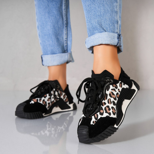 Adidași damă Textil Alb Jolen - Img 3