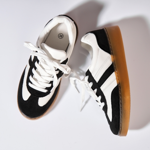 Adidași de damă Piele Ecologica Negru Nadina - Img 2