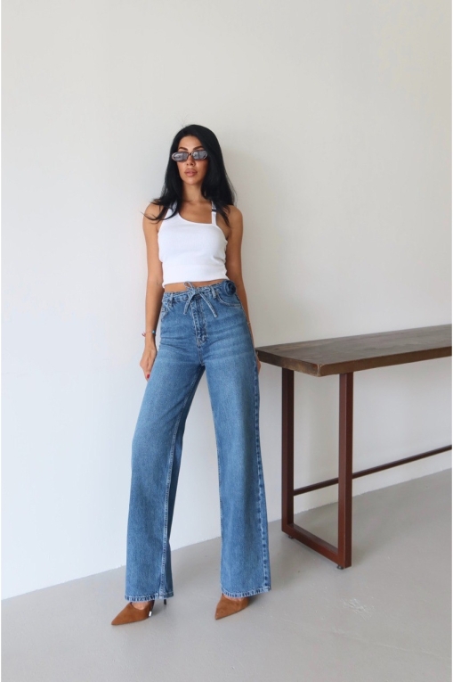 Blugi Regular Fit Albastri Gabry - Img 2