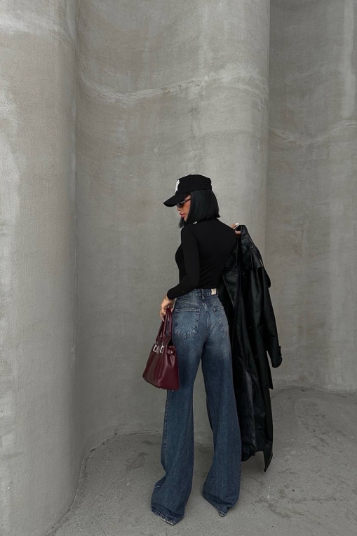 Blugi Regular Fit Bleumarin Karunya - Img 2