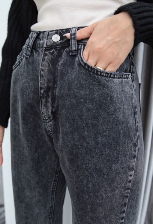 Blugi Regular Fit Negri Flarya - Img 2